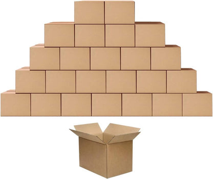 Shipping Cardboard Boxes Mailers 10X7X5 Inches Small Packing Corrugated Packaging Moving Kraft Mailing Boxes Pack of 25