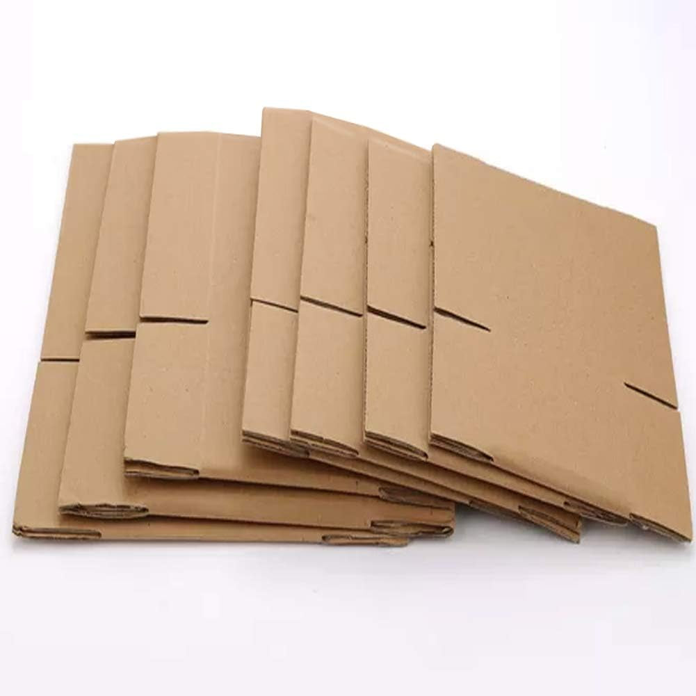 Shipping Cardboard Boxes Mailers 10X7X5 Inches Small Packing Corrugated Packaging Moving Kraft Mailing Boxes Pack of 25